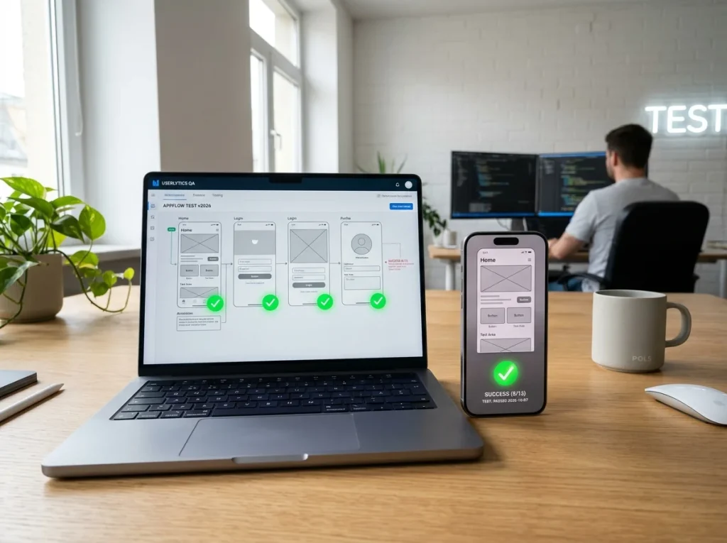 Interfaz de prueba de aplicaciones y páginas web para control de calidad